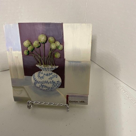 Kathryn White 3-D Signed Ceramic Tiles - Picture 6 of 10
